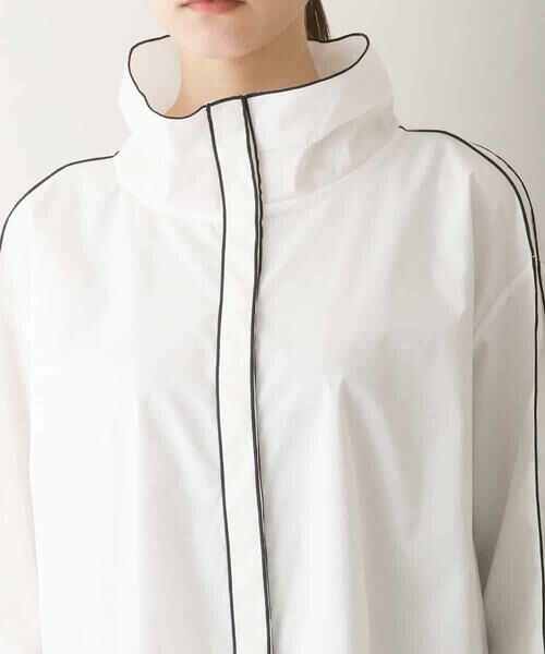 HIROKO KOSHINO / ヒロココシノ シャツ・ブラウス | ワイドスタンドカラーブラウス/洗える | 詳細3