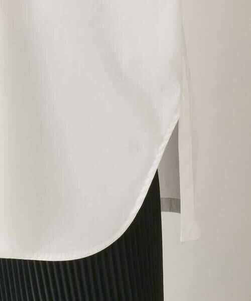 HIROKO KOSHINO / ヒロココシノ シャツ・ブラウス | ワイドスタンドカラーブラウス/洗える | 詳細6