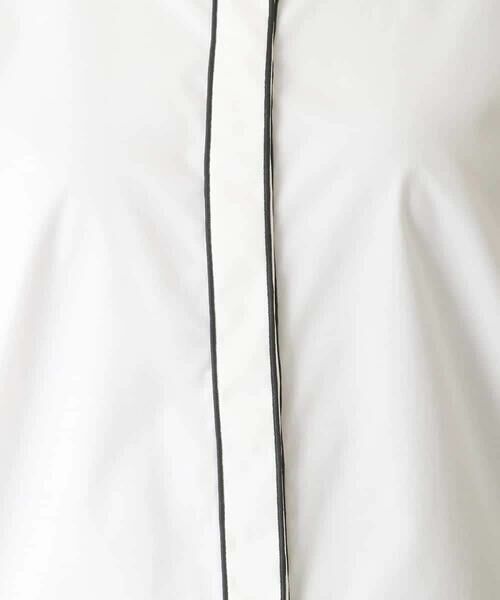 HIROKO KOSHINO / ヒロココシノ シャツ・ブラウス | ワイドスタンドカラーブラウス/洗える | 詳細8