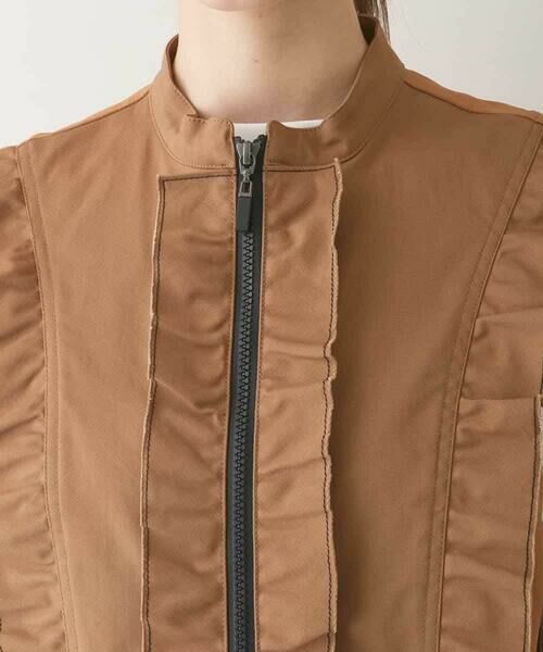 HIROKO KOSHINO / ヒロココシノ ベスト | フリルデザインロングベスト/洗える | 詳細4