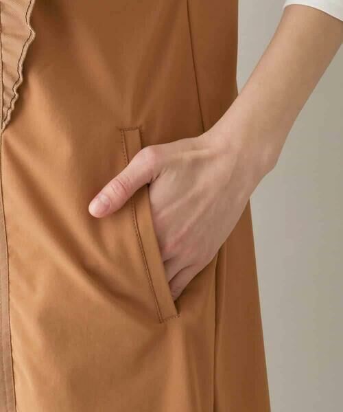 HIROKO KOSHINO / ヒロココシノ ベスト | フリルデザインロングベスト/洗える | 詳細7