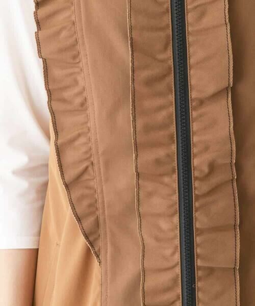 HIROKO KOSHINO / ヒロココシノ ベスト | フリルデザインロングベスト/洗える | 詳細8