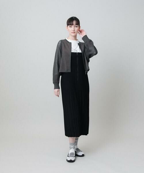 HIROKO KOSHINO / ヒロココシノ ロング・マキシ丈スカート | クリスタルプリーツジャンパースカート/洗濯機で洗える | 詳細11