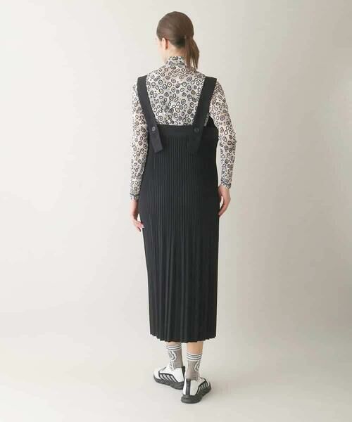 HIROKO KOSHINO / ヒロココシノ ロング・マキシ丈スカート | クリスタルプリーツジャンパースカート/洗濯機で洗える | 詳細2