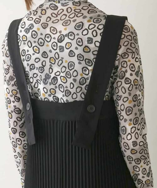 HIROKO KOSHINO / ヒロココシノ ロング・マキシ丈スカート | クリスタルプリーツジャンパースカート/洗濯機で洗える | 詳細4