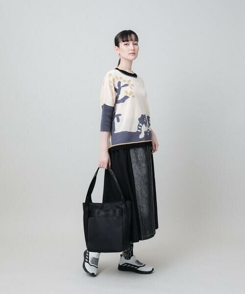 HIROKO KOSHINO / ヒロココシノ ニット・セーター | モチーフジャガードニットプルオーバー/洗える | 詳細8