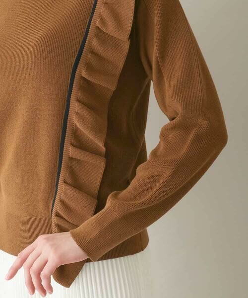 HIROKO KOSHINO / ヒロココシノ ニット・セーター | 配色カラーデザインニットプルオーバー/日本製/洗える | 詳細5