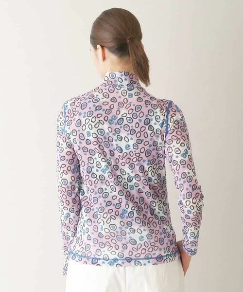 HIROKO KOSHINO / ヒロココシノ カットソー | モチーフ総柄チュールカットソー/日本製/洗える | 詳細2