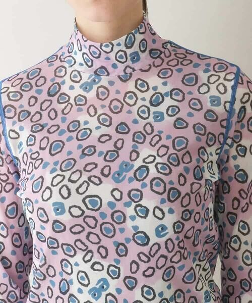 HIROKO KOSHINO / ヒロココシノ カットソー | モチーフ総柄チュールカットソー/日本製/洗える | 詳細3