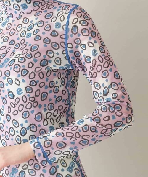 HIROKO KOSHINO / ヒロココシノ カットソー | モチーフ総柄チュールカットソー/日本製/洗える | 詳細5