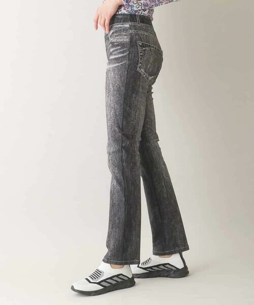 HIROKO KOSHINO / ヒロココシノ チノ・ワークパンツ | 3Dデニムプリントストレッチパンツ/日本製/洗濯機で洗える | 詳細1