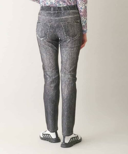 HIROKO KOSHINO / ヒロココシノ チノ・ワークパンツ | 3Dデニムプリントストレッチパンツ/日本製/洗濯機で洗える | 詳細2