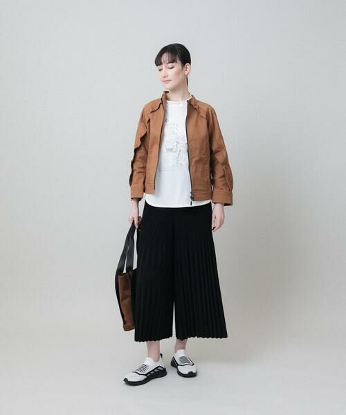 HIROKO KOSHINO / ヒロココシノ その他パンツ | クリスタルプリーツワイドパンツ /洗濯機で洗える | 詳細10