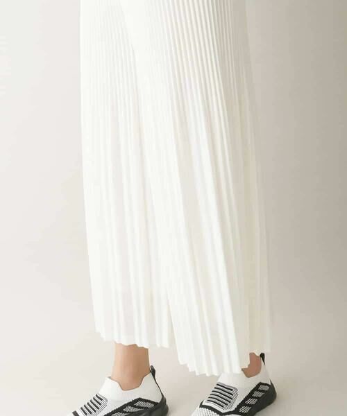 HIROKO KOSHINO / ヒロココシノ その他パンツ | クリスタルプリーツワイドパンツ /洗濯機で洗える | 詳細6