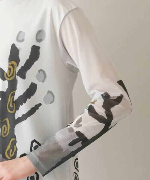 HIROKO KOSHINO / ヒロココシノ チュニック | モチーフプリントチュニック /日本製/洗える | 詳細5