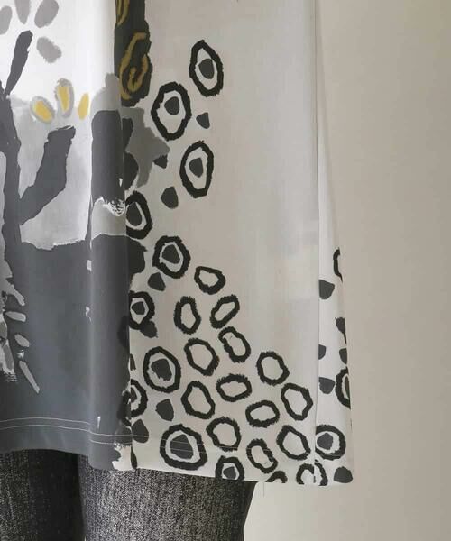 HIROKO KOSHINO / ヒロココシノ チュニック | モチーフプリントチュニック /日本製/洗える | 詳細6