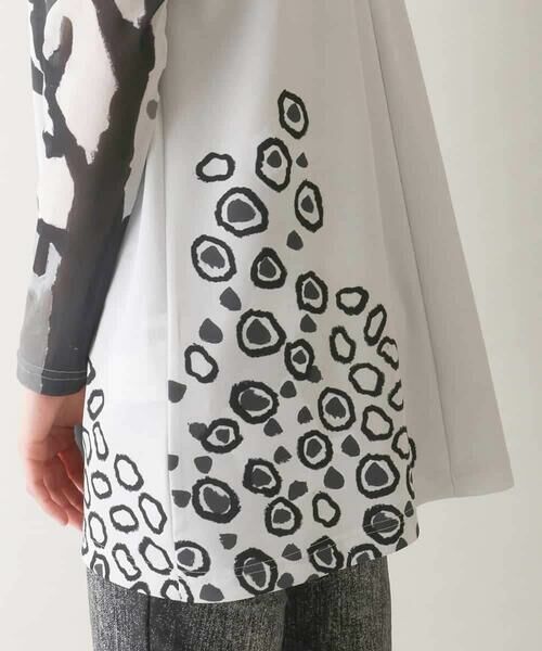 HIROKO KOSHINO / ヒロココシノ チュニック | モチーフプリントチュニック /日本製/洗える | 詳細7