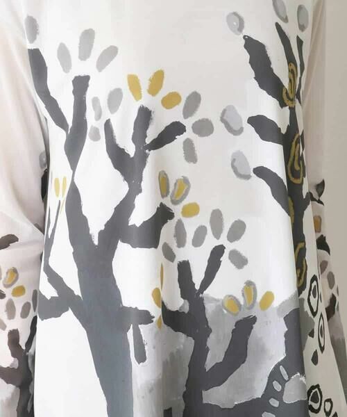 HIROKO KOSHINO / ヒロココシノ チュニック | モチーフプリントチュニック /日本製/洗える | 詳細8