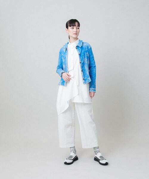 HIROKO KOSHINO / ヒロココシノ その他アウター | デニム風プリモーディアルジャケット /日本製/洗える | 詳細11