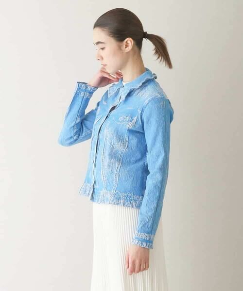 HIROKO KOSHINO / ヒロココシノ その他アウター | デニム風プリモーディアルジャケット /日本製/洗える | 詳細2