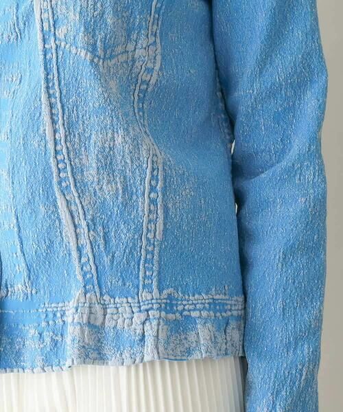 HIROKO KOSHINO / ヒロココシノ その他アウター | デニム風プリモーディアルジャケット /日本製/洗える | 詳細7