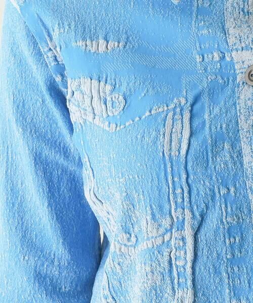 HIROKO KOSHINO / ヒロココシノ その他アウター | デニム風プリモーディアルジャケット /日本製/洗える | 詳細9