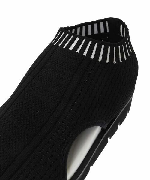 HIROKO KOSHINO / ヒロココシノ サンダル | ボーダーニットサンダル | 詳細7