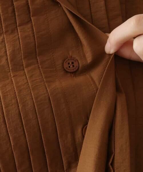 HIROKO KOSHINO / ヒロココシノ シャツ・ブラウス | タックギャザーペプラムブラウス /日本製 | 詳細7