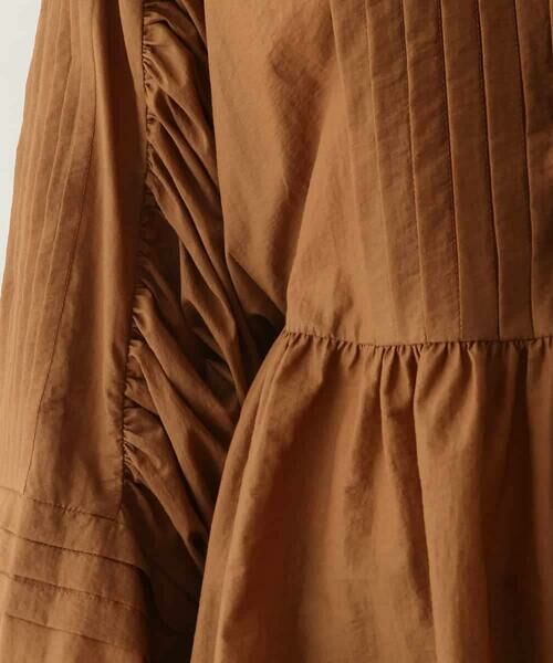 HIROKO KOSHINO / ヒロココシノ シャツ・ブラウス | タックギャザーペプラムブラウス /日本製 | 詳細8