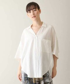 HIROKO KOSHINO / ヒロココシノ シャツ・ブラウス | デザインプルオーバーシャツ /日本製