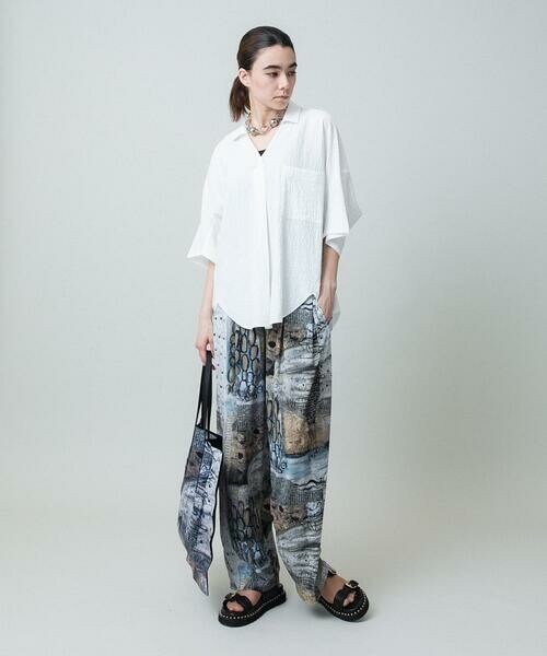 HIROKO KOSHINO / ヒロココシノ シャツ・ブラウス | デザインプルオーバーシャツ /日本製 | 詳細9