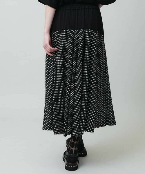 HIROKO KOSHINO / ヒロココシノ ロング・マキシ丈スカート | ドットジャージーフレアスカート /日本製/洗える | 詳細2