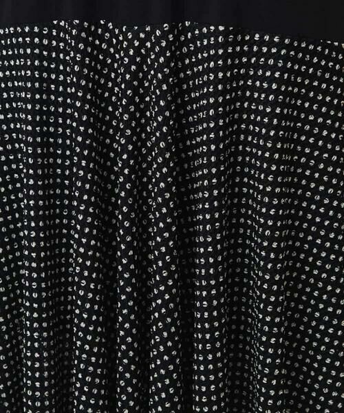 HIROKO KOSHINO / ヒロココシノ ロング・マキシ丈スカート | ドットジャージーフレアスカート /日本製/洗える | 詳細7