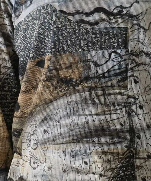 HIROKO KOSHINO / ヒロココシノ カットソー | アートプリントプルオーバー/日本製/洗える | 詳細7