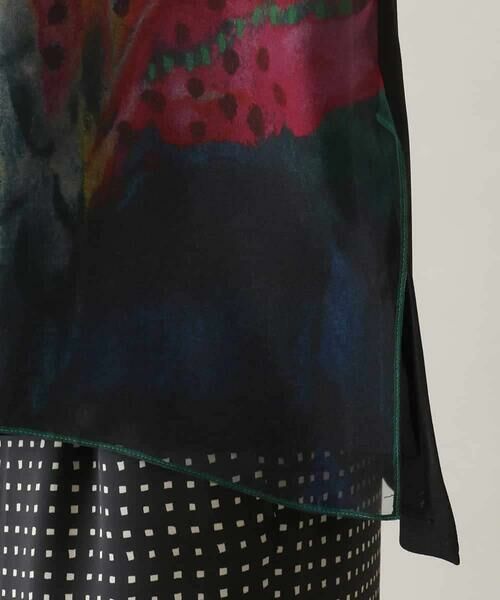 HIROKO KOSHINO / ヒロココシノ カットソー | オーガンジーフラワーレイヤードトップ /日本製/洗える | 詳細6