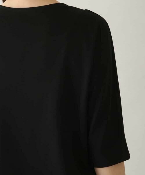 HIROKO KOSHINO / ヒロココシノ カットソー | 異素材ジョイントドライポンチプルオーバー /日本製/洗える | 詳細5