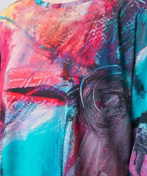 HIROKO KOSHINO / ヒロココシノ カットソー | スムースジャージーアートTシャツ/日本製/洗える | 詳細7