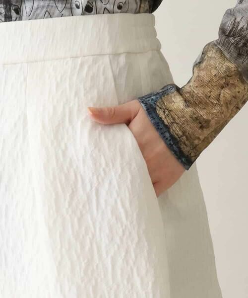 HIROKO KOSHINO / ヒロココシノ その他パンツ | ジャガードワイドパンツ /日本製 | 詳細4