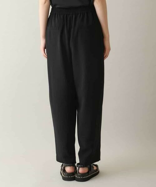 HIROKO KOSHINO / ヒロココシノ チノ・ワークパンツ | 立体タックテーパードパンツ /日本製 | 詳細2