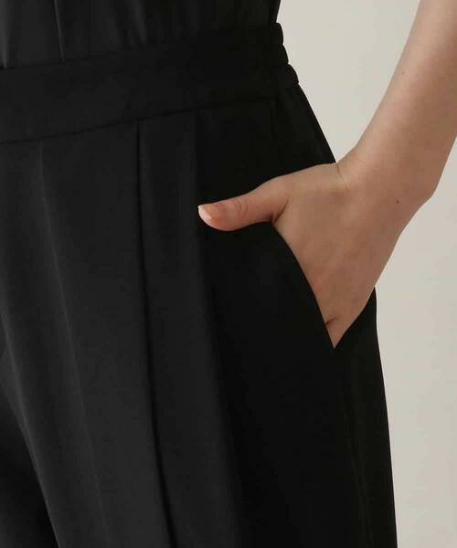 HIROKO KOSHINO / ヒロココシノ チノ・ワークパンツ | 立体タックテーパードパンツ /日本製 | 詳細4