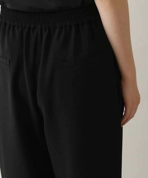 HIROKO KOSHINO / ヒロココシノ チノ・ワークパンツ | 立体タックテーパードパンツ /日本製 | 詳細5