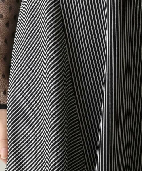 HIROKO KOSHINO / ヒロココシノ ロング・マキシ丈スカート | ストライプジャージージャンパースカート /日本製/洗える | 詳細9