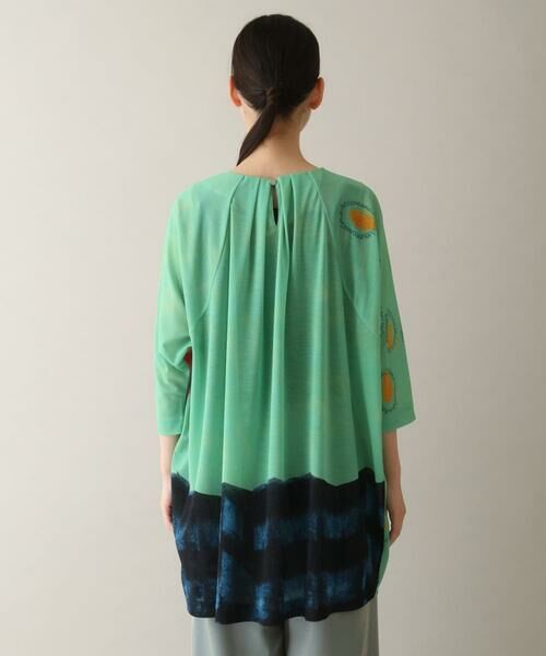HIROKO KOSHINO / ヒロココシノ チュニック | アートプリントラグランチュニック /日本製/洗える | 詳細2