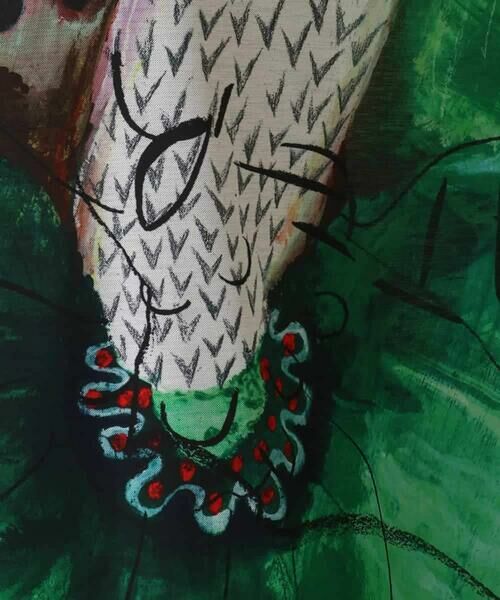 HIROKO KOSHINO / ヒロココシノ チュニック | アートプリントラグランチュニック /日本製/洗える | 詳細10