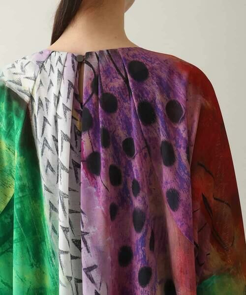 HIROKO KOSHINO / ヒロココシノ チュニック | アートプリントラグランチュニック /日本製/洗える | 詳細6