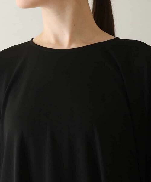 HIROKO KOSHINO / ヒロココシノ シャツ・ブラウス | 異素材ジョイントアシンメトリーブラウス/日本製/洗える | 詳細3