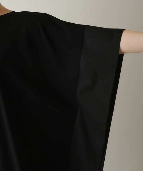 HIROKO KOSHINO / ヒロココシノ シャツ・ブラウス | 異素材ジョイントアシンメトリーブラウス/日本製/洗える | 詳細5