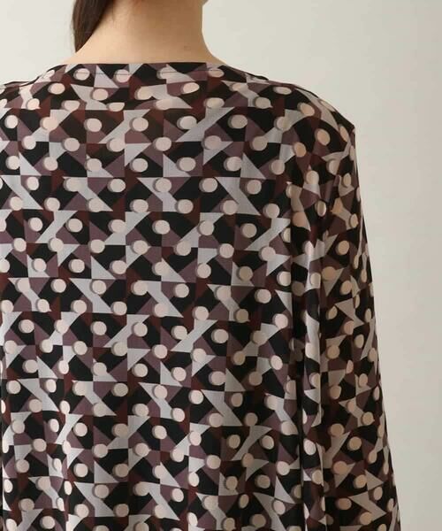 HIROKO KOSHINO PREMIER ヒョウ柄 半袖ロングワンピース42 HIROKO KOSHINO PREMIER ヒョウ柄 半袖ロングワンピース42