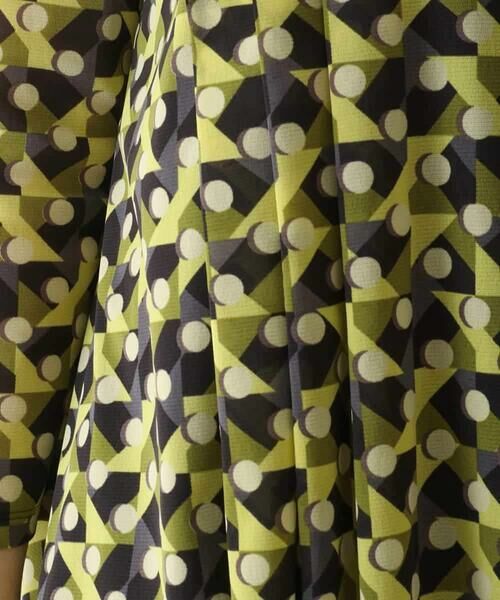 HIROKO KOSHINO / ヒロココシノ チュニック | 幾何プリントチュールジャージーチュニック /日本製/洗える | 詳細7