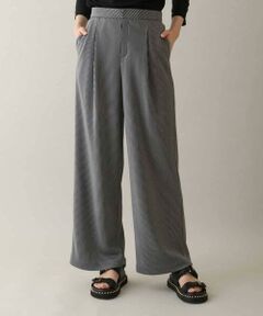 HIROKO KOSHINO / ヒロココシノ その他パンツ | ストライプジャージーシルエットパンツ /日本製/洗える